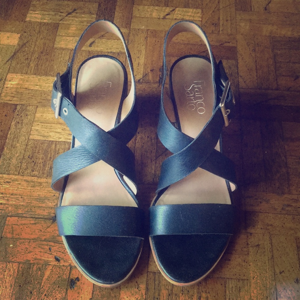 EUC Sz 8.5 Franco Sarto Helga Sandals